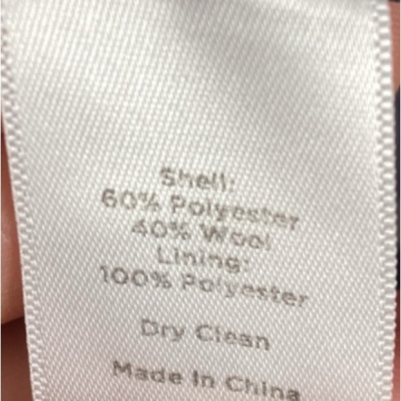 Talbots Wool Blend Geometric Mini Skirt - Picture 9 of 9